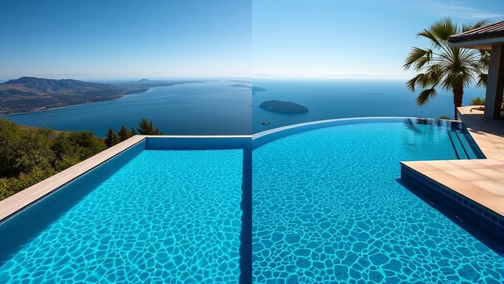 choosing the right pool edge