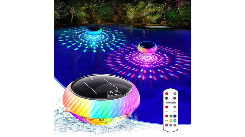 color changing floating pool lights