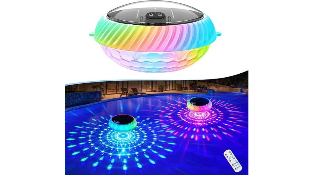 color changing waterproof floating lights