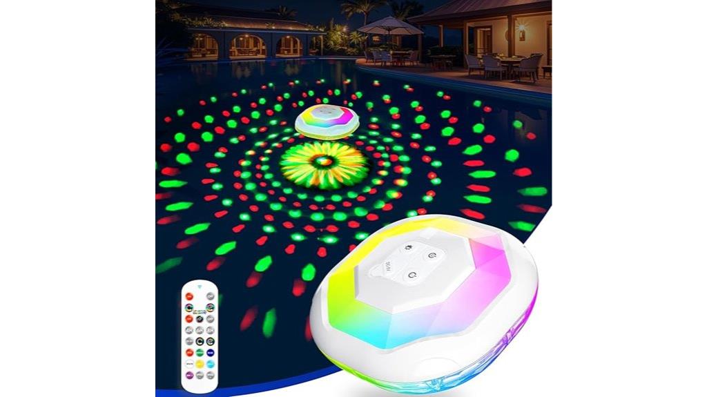 color changing waterproof pool lights