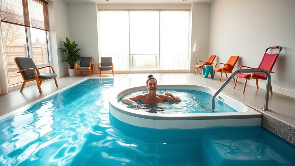 comfortable accessible therapy pools
