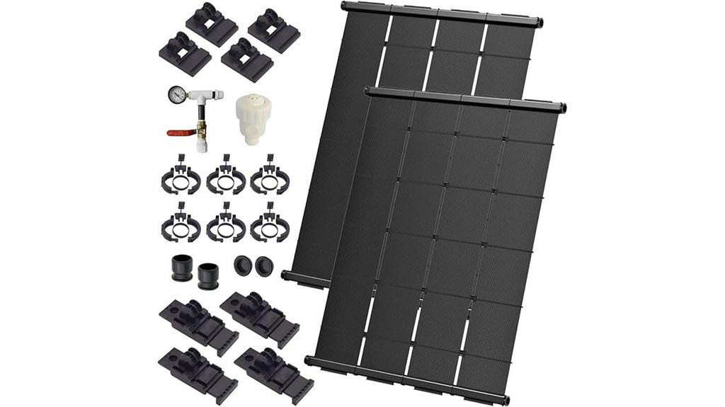 commercial solar pool heating