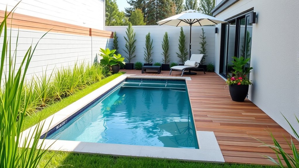 compact pool for small yard