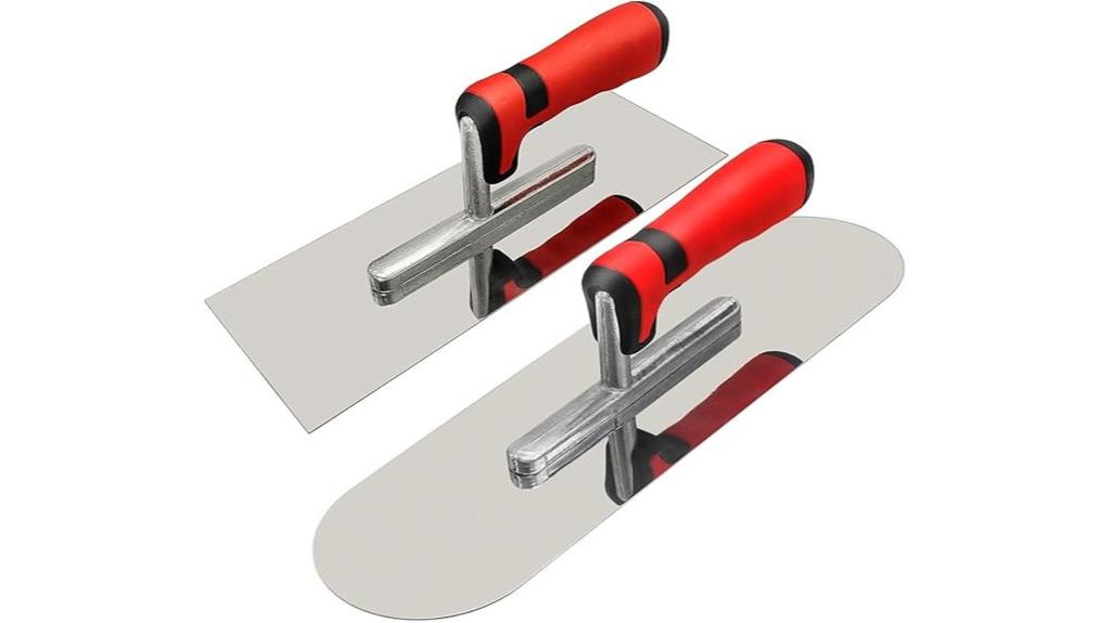 concrete trowel set details