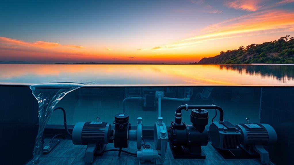 consistent water level maintenance