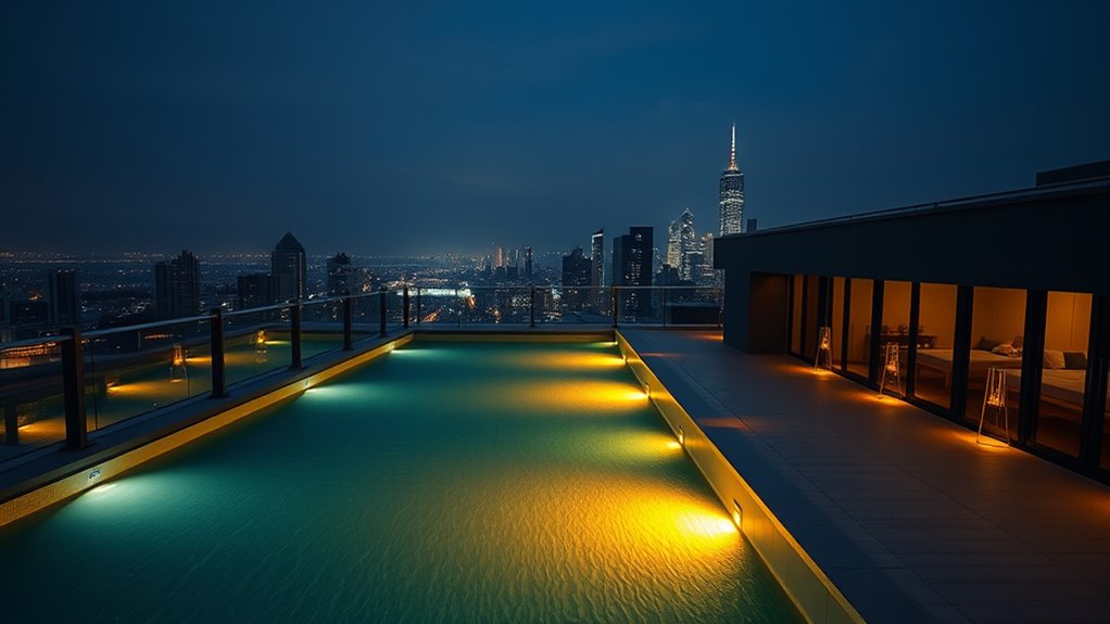 custom rooftop lighting design