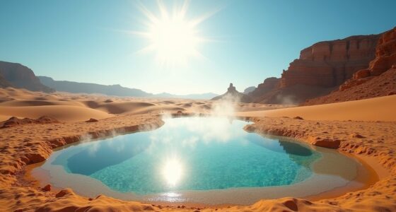 desert pools withstand heat