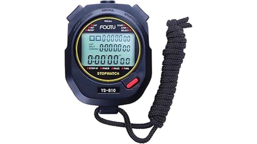 digital sports stopwatch features