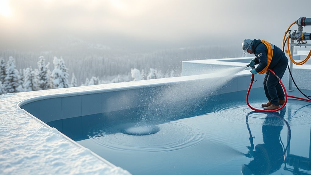 drain blow inspect insulate