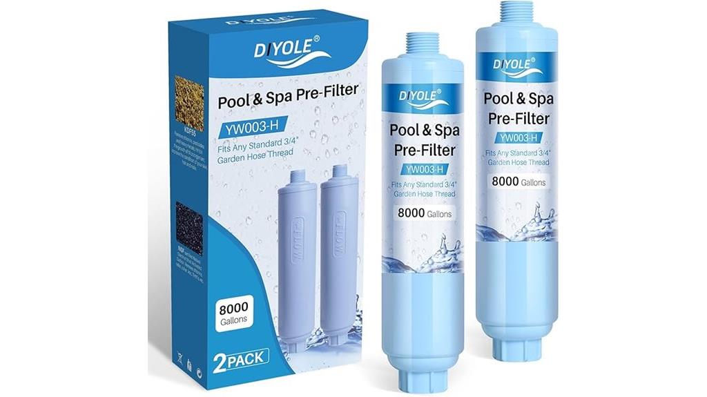 dual pack hose filter