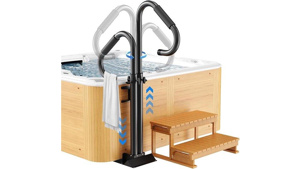 dual side hot tub handle