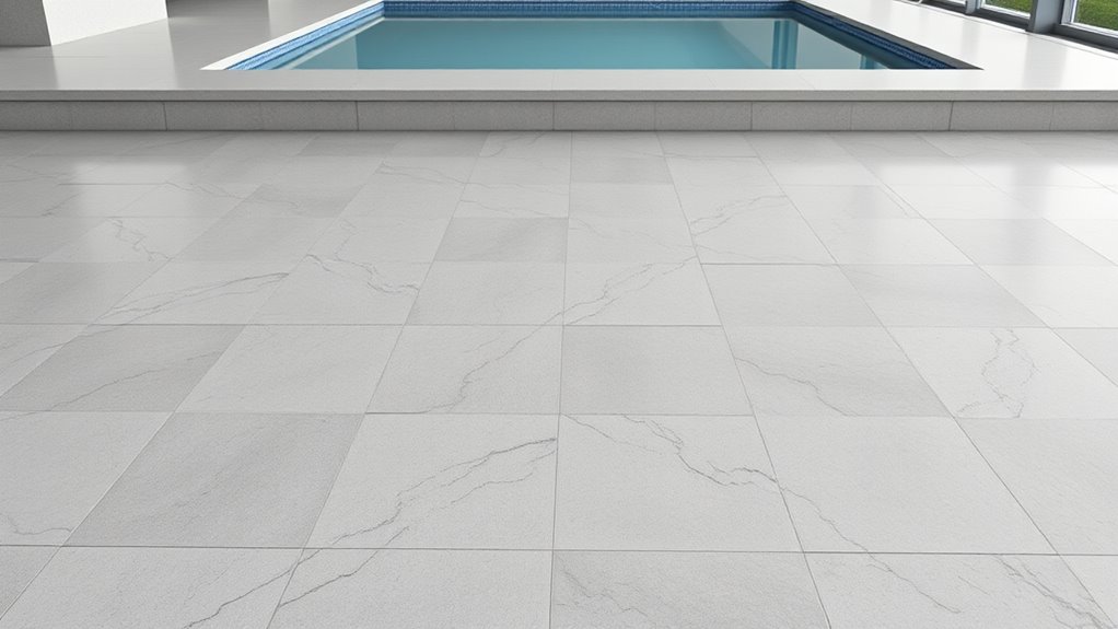 durable slip resistant pool tiles