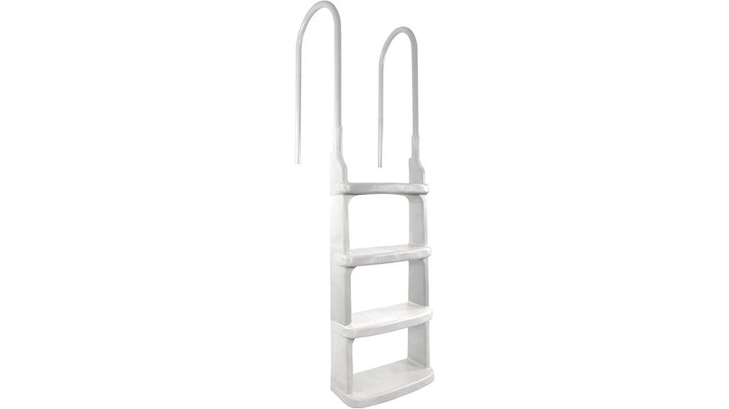 easy white pool ladder