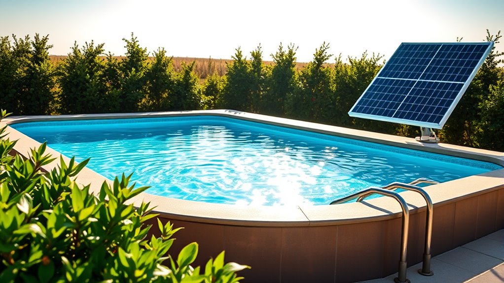 eco friendly solar pool heating