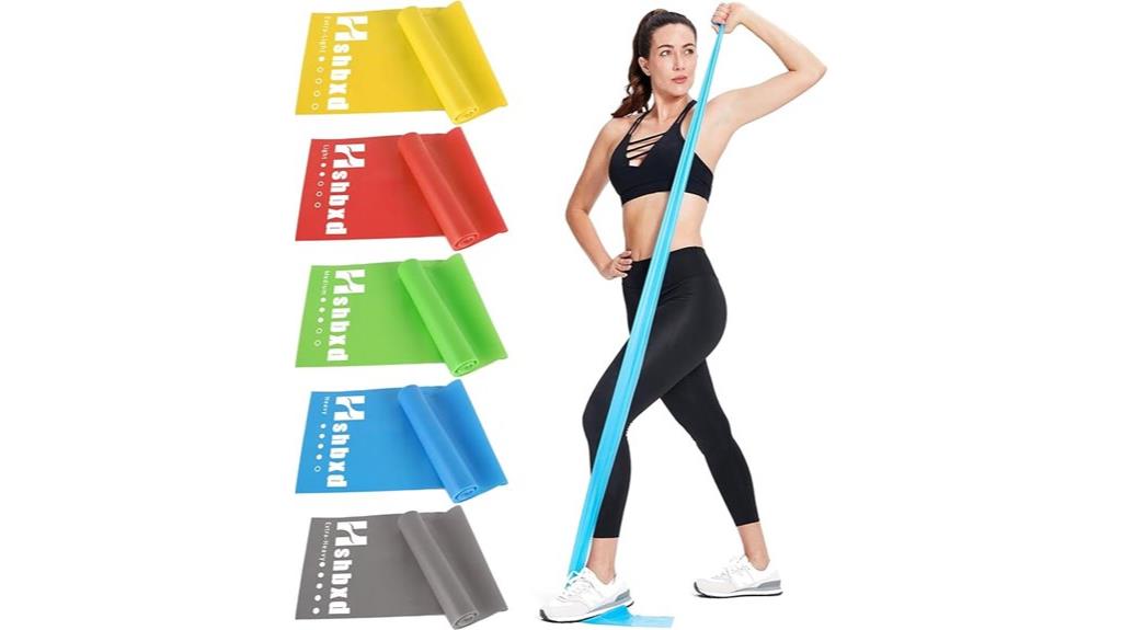 elastic resistance exercise bands