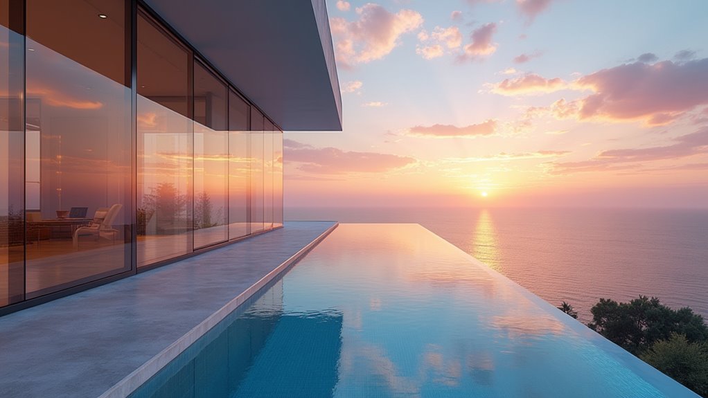 elegant acrylic infinity windows