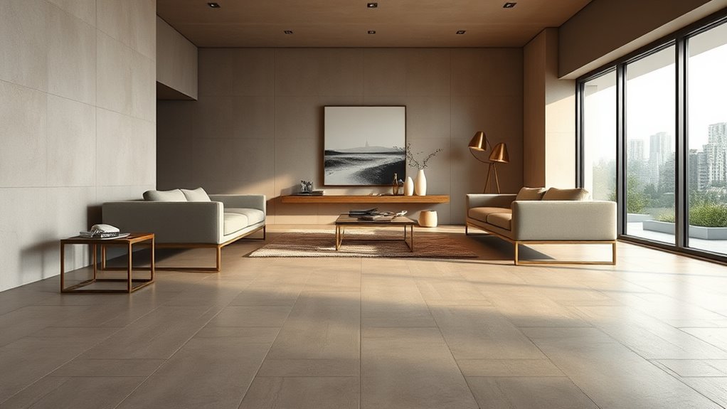 elegant slip resistant matte tiles