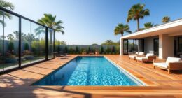 endless pool deck enclosure ideas