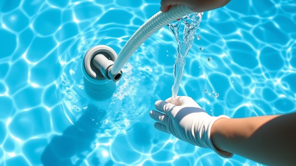 ensure clean filter residue removal