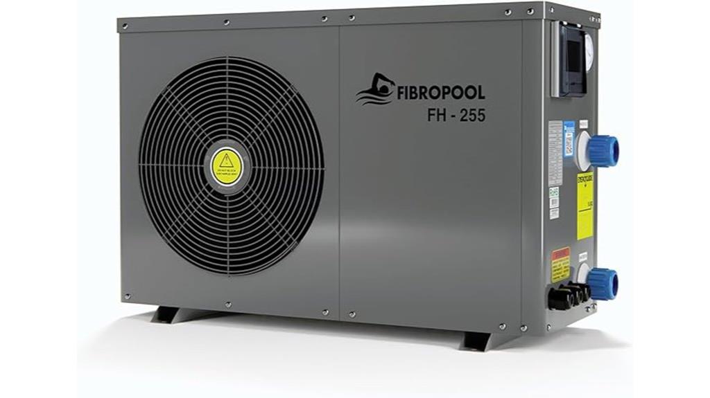 fibropool fh255 heat pump