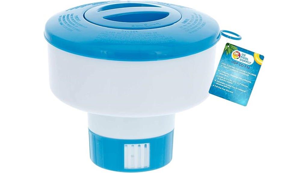 floating chlorine pool dispenser