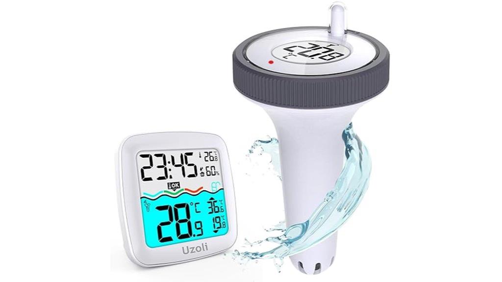 floating pool thermometer