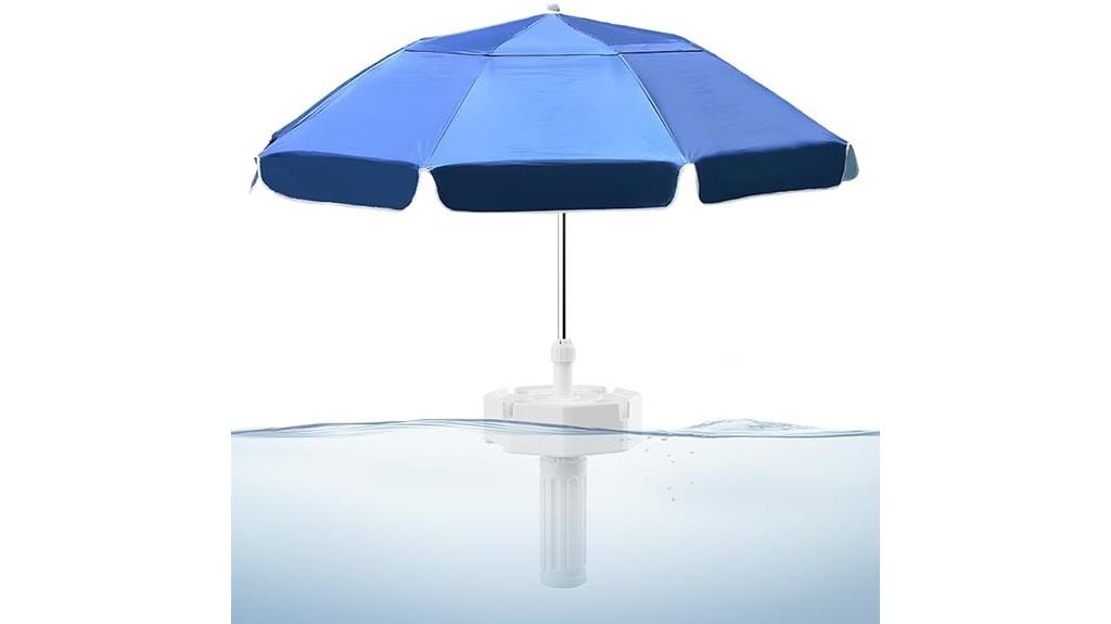 floating uv shade umbrella