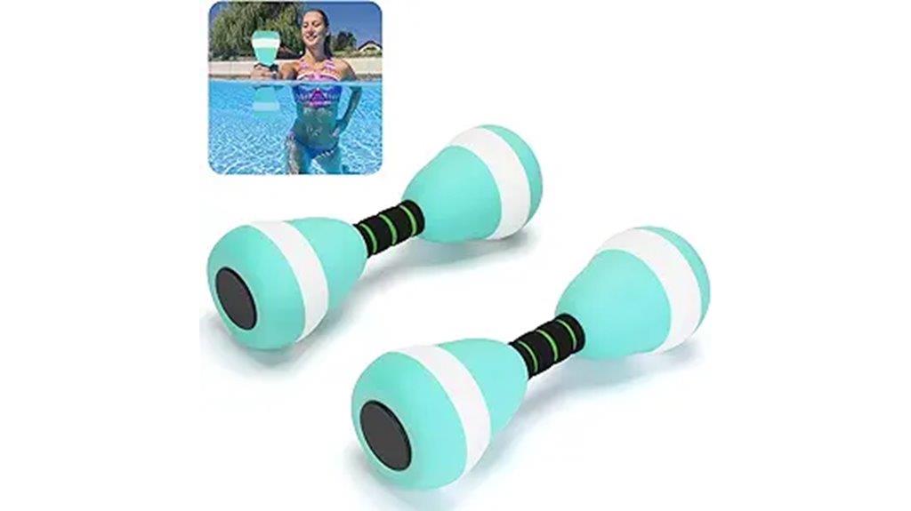 foam water exercise dumbbells