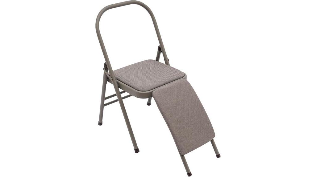 foldable lumbar yoga chair