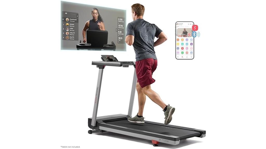 foldable treadmill with auto incline