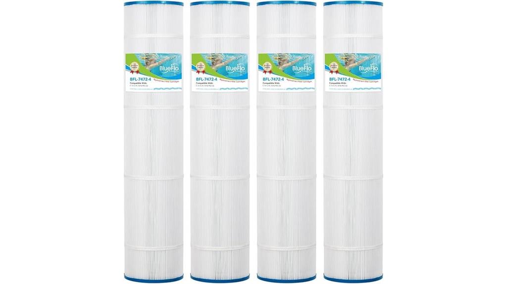 four pack filter cartridge set