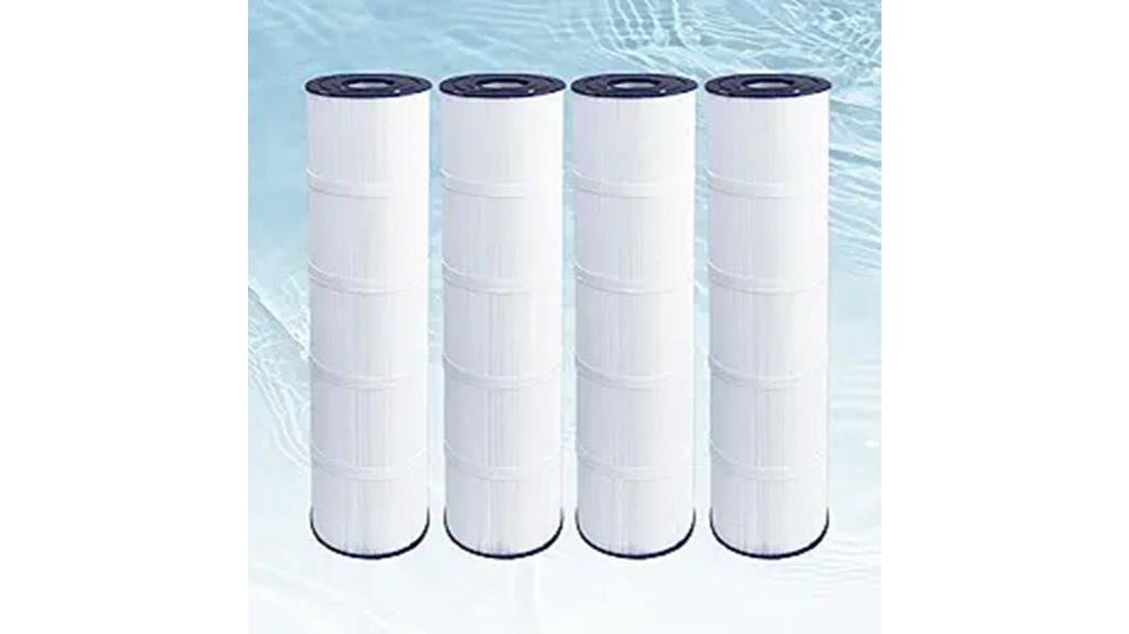 four pack pool filter cartridges
