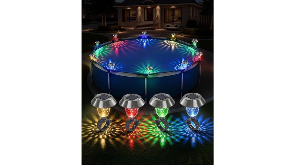 four piece pool lighting set