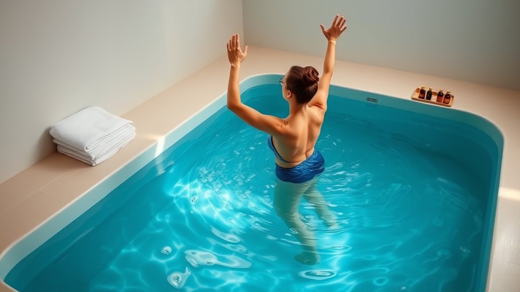 gentle water movement relief