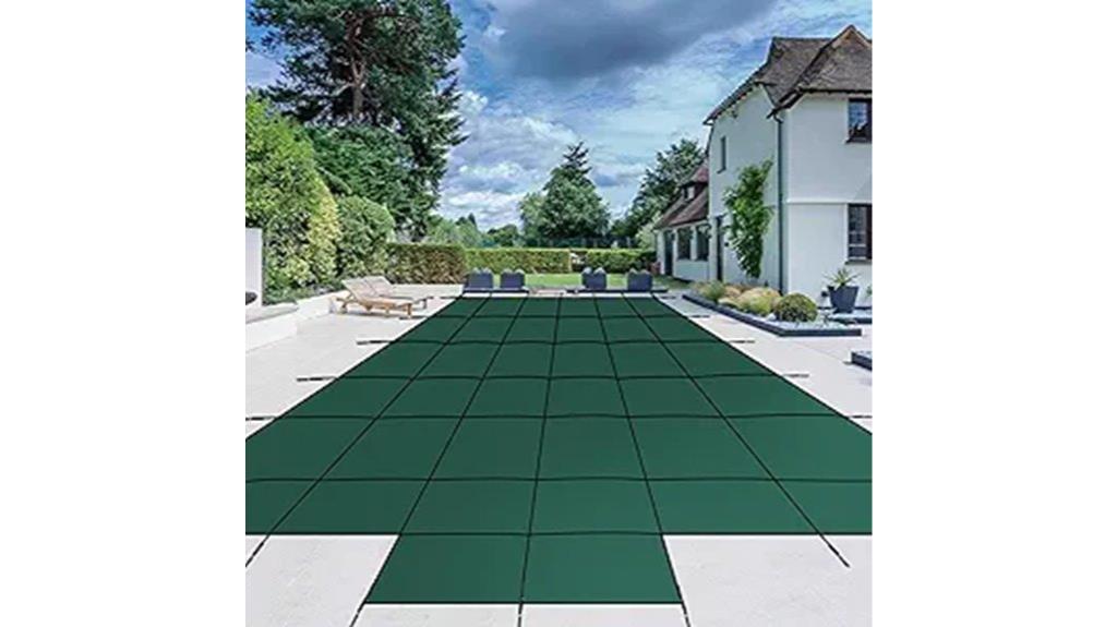 green mesh pool cover