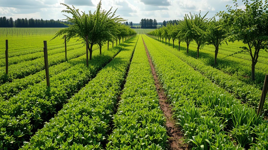 ground cover reduces wind damage