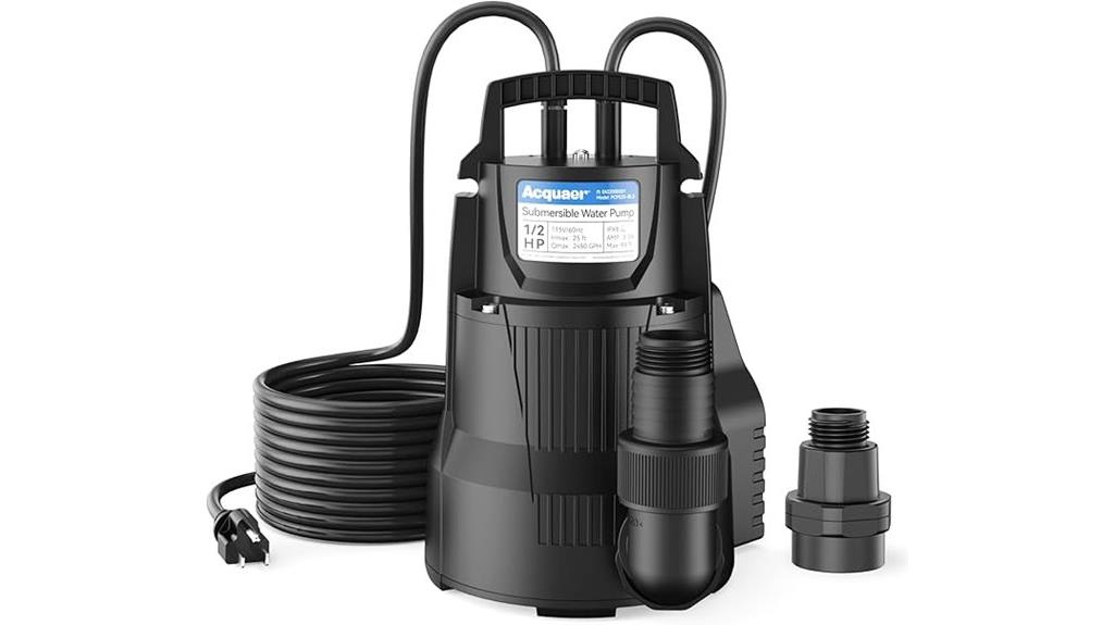 half horsepower sump pump