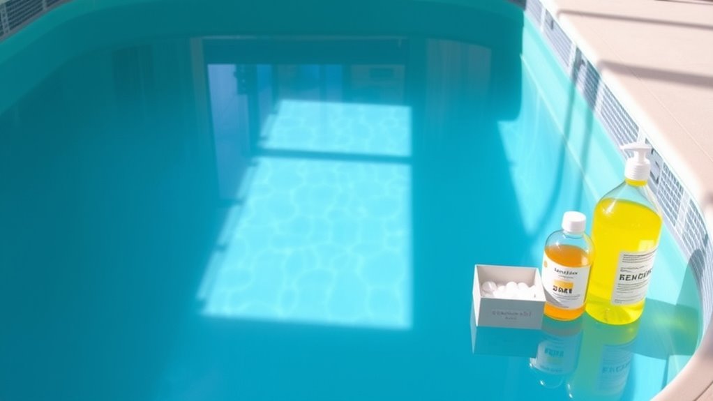 handle pool chemicals safely