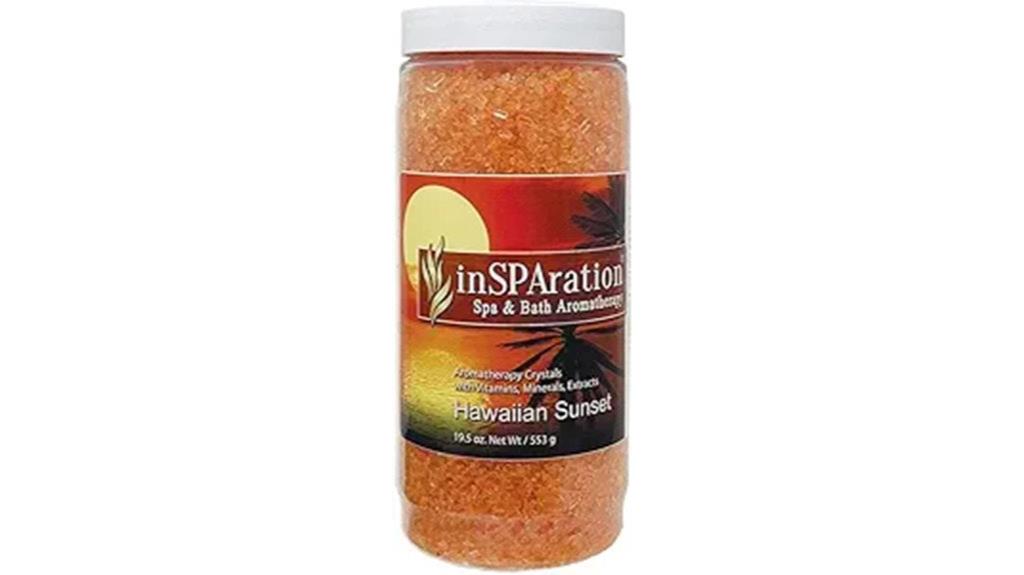 hawaiian sunset spa crystal