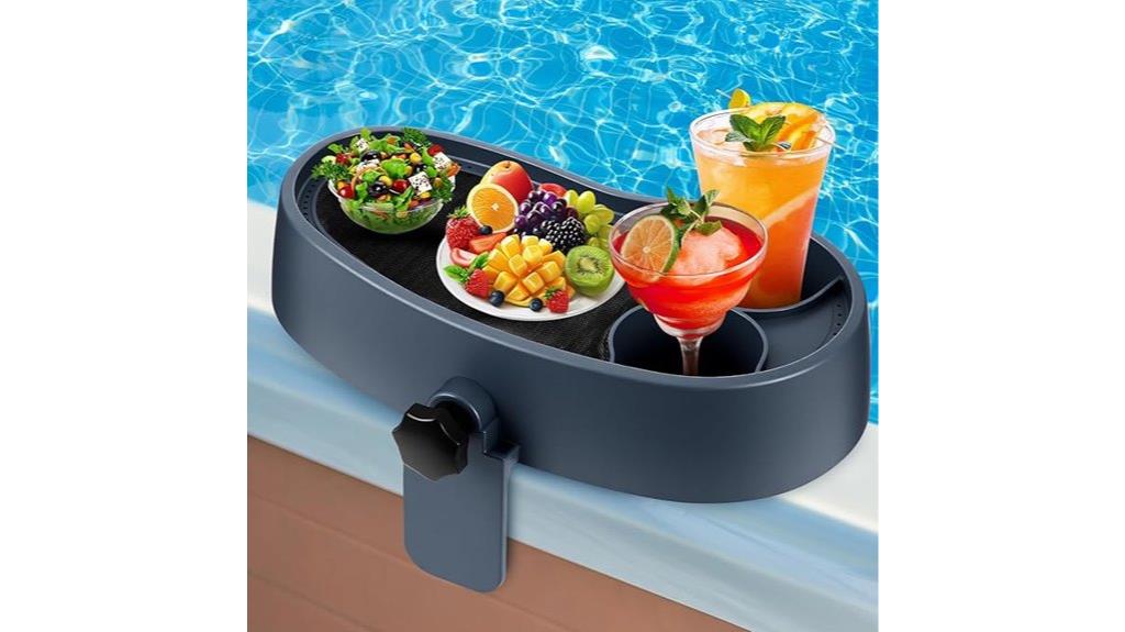 hot tub tray with cups