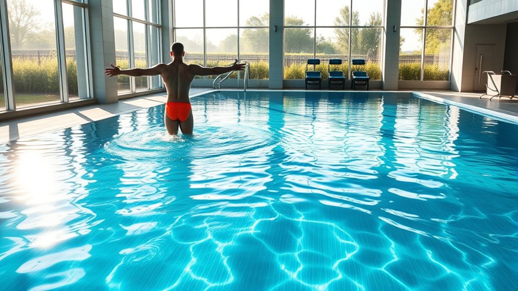 hydrotherapy accelerates muscle healing