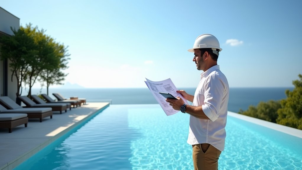 infinity pool contractor questions