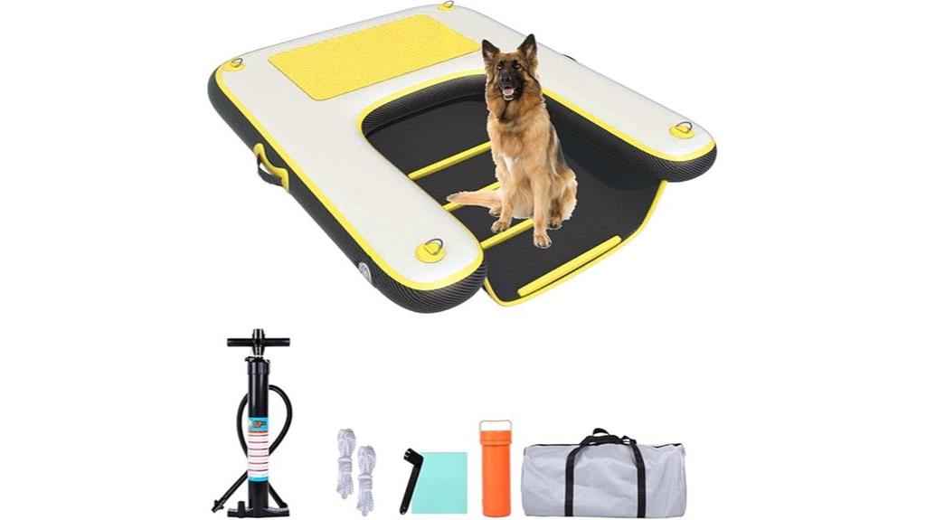 inflatable dog pool ladder