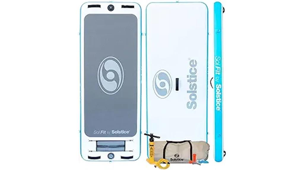 inflatable paddleboard fitness mat