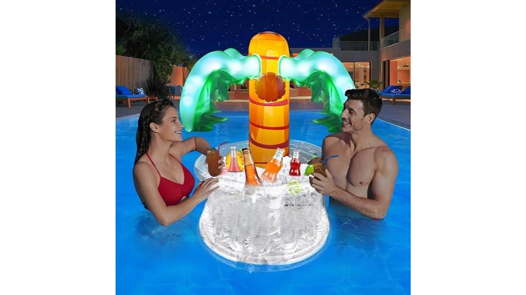 inflatable palm tree cooler