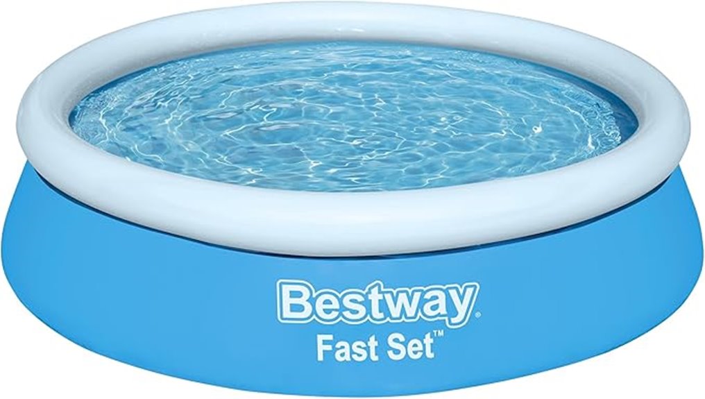 inflatable round pool size