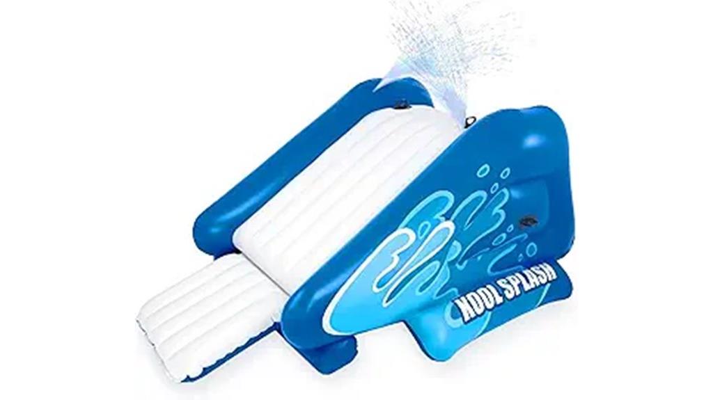 inflatable water slide pool