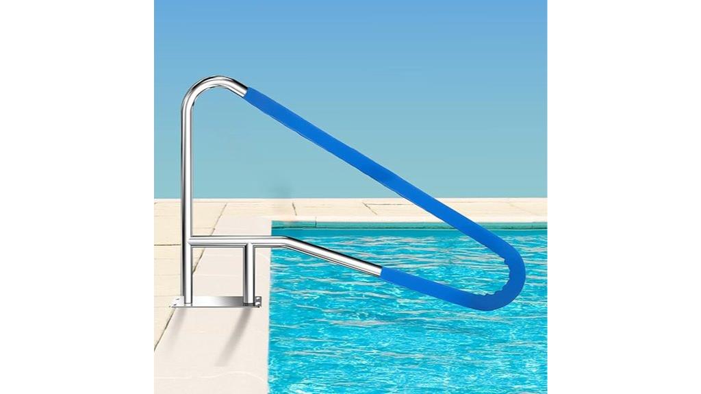inground pool rail