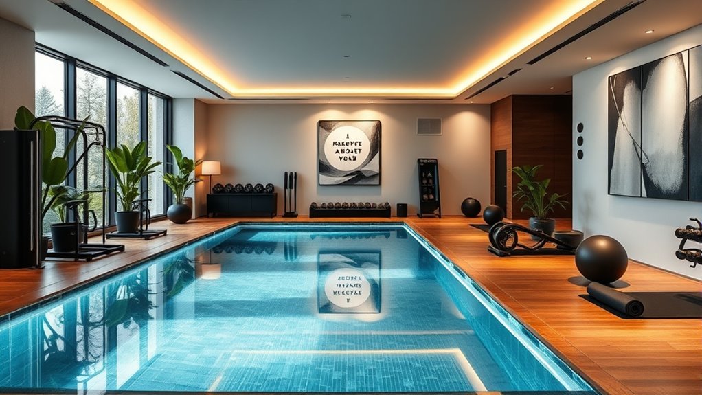 inspiring personalized fitness space