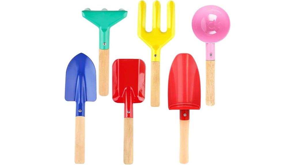 kids 6 piece sand toy set